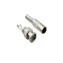 Flexible BNC male connector for RG59 solderable - CNBNCM75S