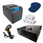 Point of Sale Kit Thermal Printer, Cash Drawer, Barcode Reader - KJ80L