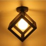 Lámpara plafón de techo vintage Diseño cubo geométrico 2267-3C ( No Incluye Foco )