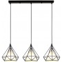 Vintage pendant lamp Design 3 diamond b6690-1c (Does not include Spotlight)