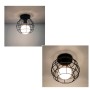 Lámpara plafón de techo vintage Diseño esférico chico D8017-1C ( No Incluye Foco )