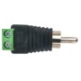 Screw-on Male RCA Audio Connector - CNDCMR