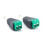 Power connector DC Male / Plug 2.1 x 5.5 mm screwable - CNDCM
