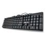 Black Mouse, Mouse Pad and Keyboard Gamer Gaming Kit - KZK139